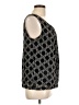 212 Collection 100% Polyester Black Sleeveless Blouse Size L - photo 4
