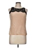 J.Crew 100% Silk Tan Sleeveless Silk Top Size 6 - photo 1