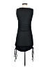 Unbranded 100% Polyester Solid Black Cocktail Dress Size XS - photo 2