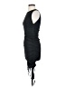Unbranded 100% Polyester Solid Black Cocktail Dress Size XS - photo 5