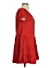 Max Studio Solid Red Casual Dress Size S - photo 4