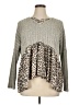 Lovely Melody Gray Long Sleeve Top Size XL - photo 1