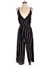 LA Hearts 100% Rayon Stripes Black Jumpsuit Size S - photo 1