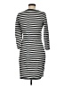 Express Stripes Black Casual Dress Size M - photo 2
