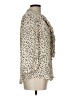 HD in Paris 100% Polyester Animal Print Ivory 3/4 Sleeve Blouse Size 10 - photo 4