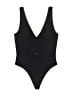 Babaton Solid Black One Piece Swimsuit Size M - photo 2