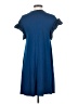 Alya Solid Blue Casual Dress Size S - photo 2
