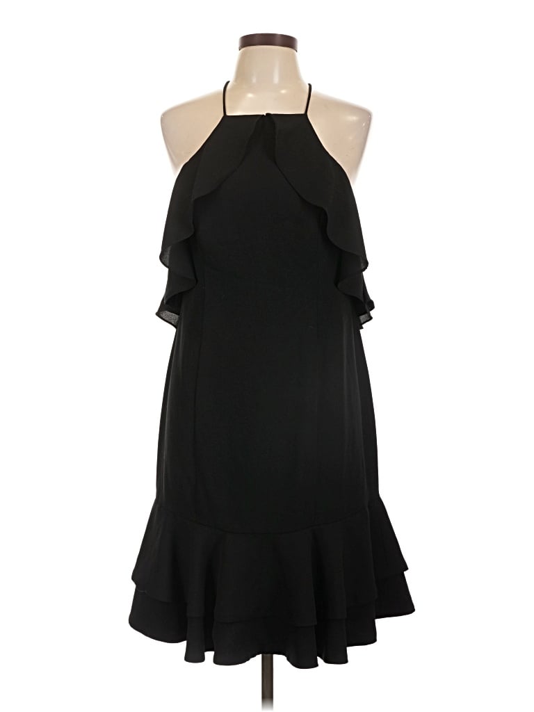 Pre-owned Fame And Partners Cocktail Dress In Black