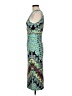 Mara Hoffman Graphic Teal Cocktail Dress Size M - photo 5