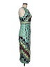 Mara Hoffman Graphic Teal Cocktail Dress Size M - photo 4