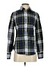 J.Crew 100% Cotton Plaid Blue Green Long Sleeve Button-Down Shirt Size 4 - photo 1