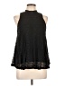 Ginger G. Black Sleeveless Blouse Size L - photo 1