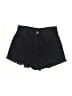Assorted Brands Hearts Black Denim Shorts Size XS - photo 1