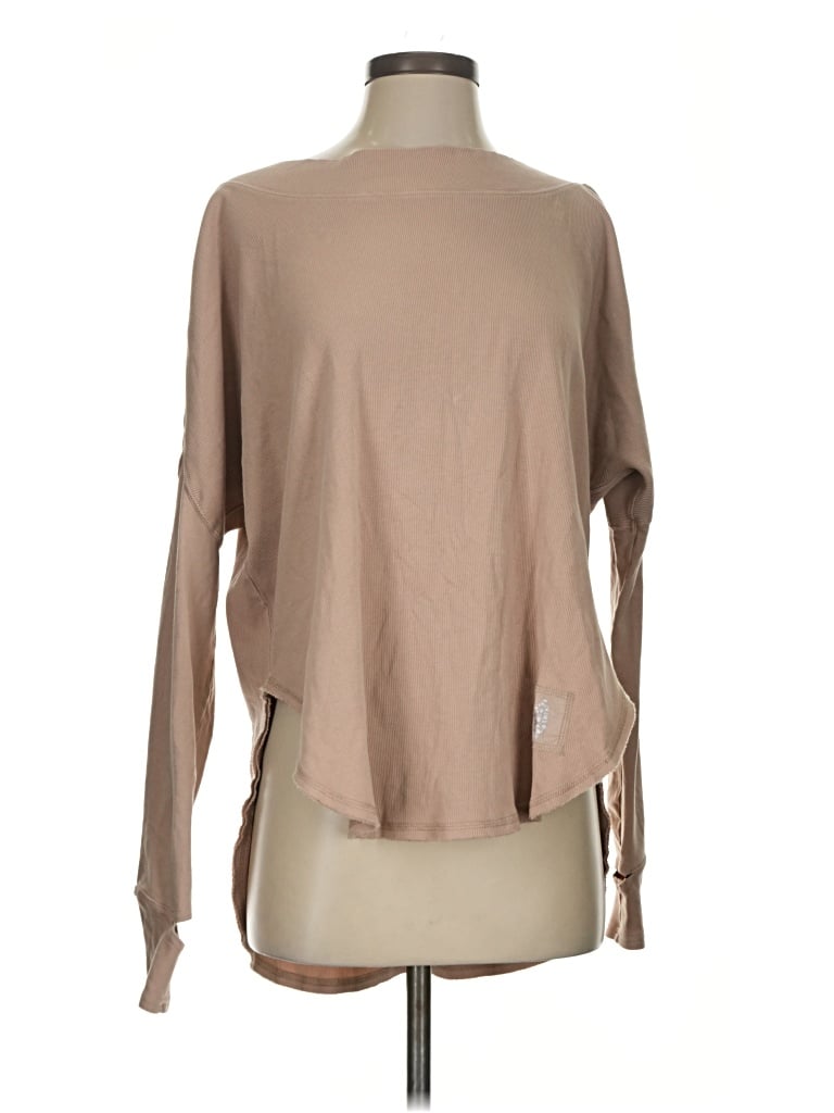 Pre-owned Fp Movement Long Sleeve T-shirt In Brown