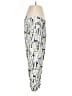 Parker 100% Silk Print White Silk Pants Size 4 - photo 4