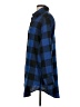 Zeagoo Plaid Blue 3/4 Sleeve Button-Down Shirt Size S - photo 5