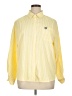 Unbranded 100% Polyester Stripes Yellow Long Sleeve Blouse Size XL - photo 1