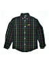 Jack Thomas 100% Cotton Plaid Green Long Sleeve Button-Down Shirt Size 5 - photo 1