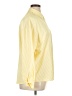 Unbranded 100% Polyester Stripes Yellow Long Sleeve Blouse Size XL - photo 4