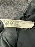 H&M 100% Polyester Solid Black Snow Jacket Size 12 - photo 3