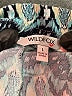 Wildfox 100% Rayon Print Teal Shorts Size Lg (3 or L) - photo 3