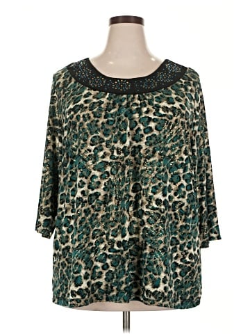 Essentials 3/4 Sleeve Blouse (view 1)