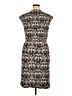 Tory Burch 100% Silk Animal Print Black Cocktail Dress Size XL - photo 2