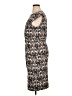 Tory Burch 100% Silk Animal Print Black Cocktail Dress Size XL - photo 5