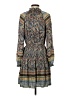Current Air 100% Polyester Paisley Blue Casual Dress Size S - photo 2