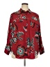 Madison 100% Polyester Paisley Red 3/4 Sleeve Blouse Size 2X - photo 1