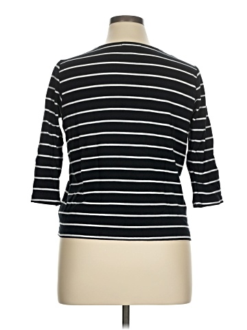 Chaps 3/4 Sleeve Top (view 2)