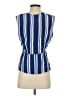 J.Crew 100% Viscose Blue Sleeveless Blouse Size 4 - photo 2