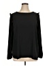 Ann Taylor LOFT 100% Polyester Black Long Sleeve Blouse Size XL - photo 1
