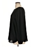Ann Taylor LOFT 100% Polyester Black Long Sleeve Blouse Size XL - photo 5
