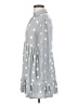 Zara Polka Dots Gray Casual Dress Size S - photo 5