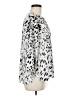 NYDJ 100% Polyester Animal Print Silver 3/4 Sleeve Blouse Size M - photo 4