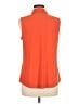 Anne Klein Orange Sleeveless Blouse Size M - photo 2