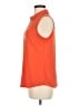 Anne Klein Orange Sleeveless Blouse Size M - photo 5