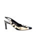 Salvatore Ferragamo Graphic Gray Black Heels Size 8 - photo 1