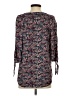 Krazy Kat 100% Rayon Floral Blue 3/4 Sleeve Blouse Size S - photo 2