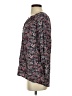 Krazy Kat 100% Rayon Floral Blue 3/4 Sleeve Blouse Size S - photo 5