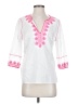 Vineyard Vines 100% Cotton White 3/4 Sleeve Blouse Size S - photo 1