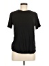 Unbranded Solid Black Short Sleeve T-Shirt Size M - photo 1