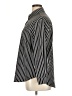 Shein Stripes Black Long Sleeve Blouse Size XL - photo 5