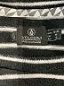 Volcom Stripes Black Pullover Sweater Size 8 - photo 7