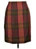 Chadwicks 100% Cashwool Plaid Brown Wool Skirt Size 6 (petite) - photo 1