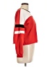 Justify Color Block Red Pullover Sweater Size L - photo 4