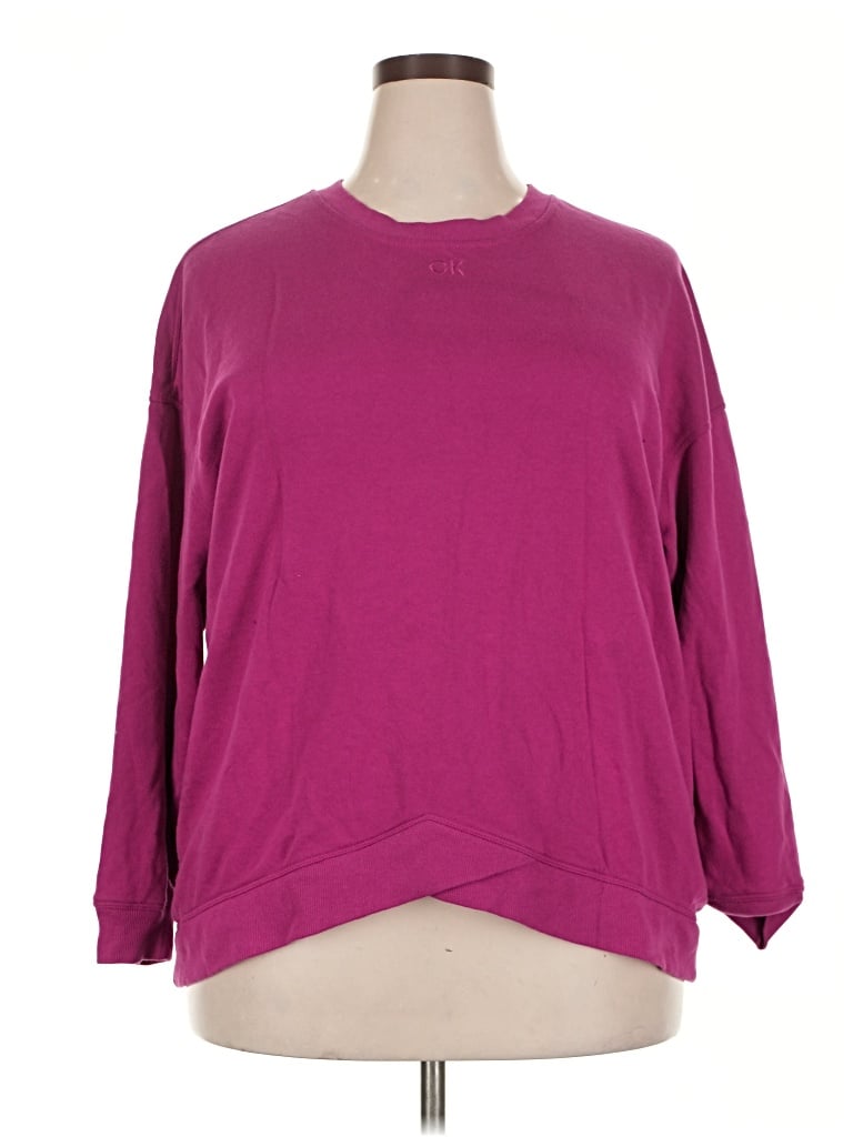 Pre-owned Calvin Klein Performance Sweatshirt In Pink