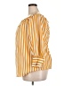 Say What? 100% Polyester Yellow 3/4 Sleeve Blouse Size 2X - photo 5