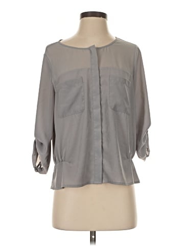 DKNY Jeans 3/4 Sleeve Blouse (view 1)